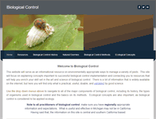 Tablet Screenshot of biologicalcontrol.info